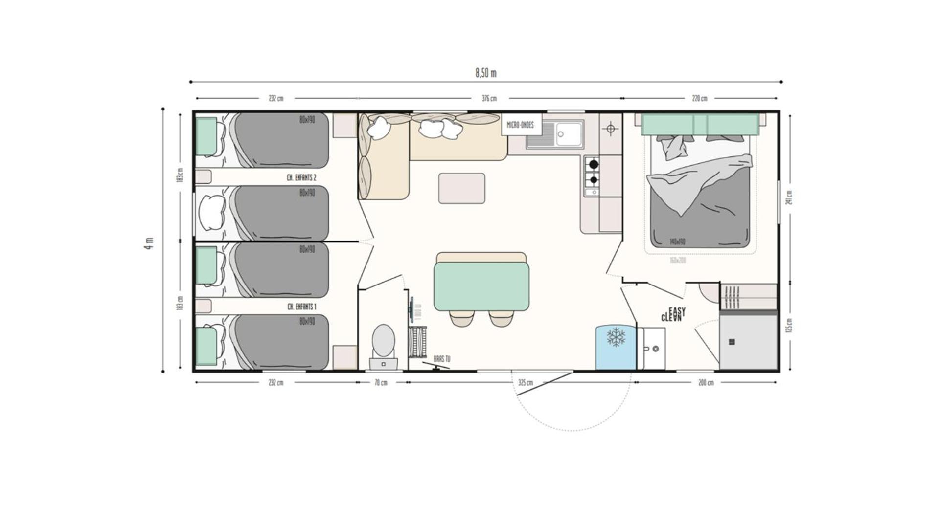 Le Muscat - Pour 5 - Tv - Clim Holiday home Boofzheim